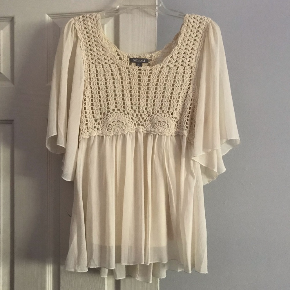 Gauzy Bohemian Top
